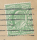 GB 1909 King Edward 1/2d Yellow-green On Very Fine Advertising Cover Front Side W Machine Postmark "LONDON.W.C", VARIETY - Plaatfouten En Curiosa