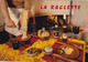 RECETTES DE CUISINE.CPSM. ." LA RACLETTE " . SPECIALITE ALPINE - Recettes (cuisine)