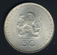 Tschechoslowakei, 50 Korun 1971, 50. Gründungstag Der KP,  Silber, UNC - Czechoslovakia