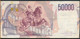 °°° ITALIA - 50000 LIRE BERNINI 1° TIPO 25/01/1990 SERIE UD °°° - 50.000 Lire