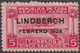 1928-174 CUBA REPUBLICA 1928 MNH 5c LINDBERGHT “G” BROOKEN AIR MAIL. - Unused Stamps