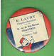 MIROIR DE POCHE PUBLICITAIRE E. LAURY CHAPELIER 16 RUE DU BOIS MERRAIN A CHARTRES 28 CHAPEAU CASQUETTE - Altri & Non Classificati