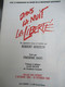 Grand Programme / Dans La Nuit ,la Liberté/ Palais Des Sports/Robert HOSSEIN/ DARD / DECAUX//1989       PROG309 - Programma's