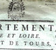 1792 Adjudication De Biens Nationaux 8 Pages Savonnières Tours Indre Et Loire Cachet Généralité - Historical Documents