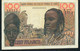 W.A.S. P2b 100 FRANCS  ND (1962) Signature 5 #Z.277  XF-AU (looks UNC. ! ) - États D'Afrique De L'Ouest