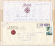 TAIWAN 1 Enveloppe Avec 2 Lettres 1990 , Taipei Pour Albi France , Voir 2 Scan Recto Verso - Storia Postale