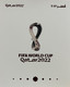 LOGO EMBLEM Of 2022 FIFA World Cup Soccer Football In Qatar, Map, Odd Shape Miniature Sheet With Bulletin Brochure - 2022 – Qatar