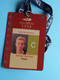 US OPEN 1998 - Player OLIVIER ROCHUS Belgium / Accreditation CARD ( See Scan ) With ORIGINAL Lanyard / Cordon ! - Altri & Non Classificati