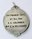 Belle Médaille Récompense De Lawn Tennis "Championnat De France De Tennis Féminin 1965 - Colombes" - Habillement, Souvenirs & Autres