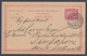 Egypt, 1891 5m Postal Card From Port Said To SINGAPORE - Prefilatelia