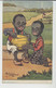 Illustrateur SHEPHEARD - Enfants Noirs - Série AMONG THE DARKIES - "Enough For Two"- Edit. RAPHAEL TUCK - OILETTE N°9297 - Shepheard