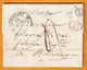 1837 - Tonneins, Lot Et Garonne, Cad Type 12 Sur LAC  Vers Bordeaux - Décime Rural En Rouge - Boîte Rurale I - Mas - 1801-1848: Precursors XIX