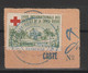 5344 Morceau De Carte Vignette Ligue Internationale Des Sociétés De La Croix Rouge Red Cross Comité D' Epinay Sur Seine - Croix Rouge