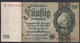 Germany - 1933/41 - 50 Mark   L/F  -    XF ...R175c - 50 Reichsmark