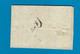 België Voorloper Met Inhoud Van Liege Naar Bay-sur-Aube (Frankrijk) 1813 UNG - 1794-1814 (Période Française)