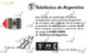 7520 Télécarte Collection BELLE BOIS DORMANT    ( Recto Verso)  ( BD Disney )  Carte Téléphonique Argentine - Disney