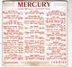 Disque 45T De Big Bill Broonzy - Blue Tail Fly - Mercury MEP-14106 - France Mercury  1954 - Blues