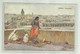 TRIPOLI PANORAMA - COPPIA  FRANCOBOLLI 5 CENT. SOVRASTAMPATI LIBIA 1918 VIAGGIATA FP - Libye