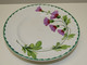 *ANCIEN PLAT A MIGNARDISES COMPOTIER CERAMIQUE ST AMAND HAMAGE Décor FLEURI   E - Saint Amand (FRA)