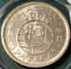 MACAU 1952 5 PATACAS SILVER UNC BETTER - Macao