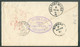 E.P. Enveloppe 2a. 6p. Orange Cancelled CALCUTTA  F. 23 Sept. 1891 To Paris (FRANCE) + Red Cds MODANE A PARIS - Verso Ov - 1882-1901 Imperio