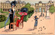 75 PARIS - Les Tuileries Et Le Louvre   - Femmes à Chapeaux - Illustrateur NAILLOD Charles - Série 37 - Naillod