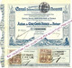 PARIS 1880 PANAMA - CANAL INTEROCEANIQUE DE PANAMA - ACTION DE 500 FRS – B.E.V.SCANS+ COTATION + HISTORIQUE - Scheepsverkeer