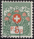 Schweiz Portofreiheit Zu#11B 5Rp. Ohne Kontrollnummern Gestempelt  Aus Sammlerbogen - Portofreiheit