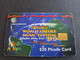 DOMINICA $ 20,- WORLD CREOLE MUSIC FESTIVAL #2  2000  CHIPCARD    Fine Used Card  ** 10025 ** - Dominique