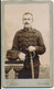 Cdv Portrait Militaire Nommé Gaston Pichon 33ème Régiment Artillerie Photographie E. Join à Poitiers Ca1890 / M190 - Genealogy