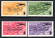 881.ITALY,1934 ROME-BUENOS AIRES FLIGHT #52-55 MNH - Airmail