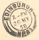 GB POSTAGE DUE 1958 Very Fine Local Printed Matter With Postage Due 4d Blue And CDS "EDINBURGH W.C." As Well As Rare CDS - Portomarken