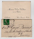 VP19.836 - SAINT - ETIENNE - DE - MONTLUC 1913 - CDV - Carte De Visite & Enveloppe X 3 - Mme Veuve VAILLANT - Cartoncini Da Visita
