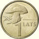 Latvia 1 Lats 2004 Mushroom Pilz KM 67 UNC FROM MINT ROLL - Latvia