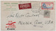 PANAM BAHAMAS 1941 Via Air Mail Rush Express Delivery Post Office Nassau To US Meriden Connecticut FAM 7 Via MIAMI - Aerei