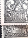 Errors Romania 1921, Social Assistance Printed With Multiple Errors,. 3 Stamps UNUSED - Plaatfouten En Curiosa