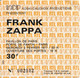 TICKET ENTREE CONCERT FRANK ZAPPA Le MERCREDI 2 FEVRIER 1977 / PAVILLON DE PARIS - Tickets - Entradas