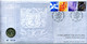 Royal Mail FDC "A Parliament For Scotland Philatelic Numismatic Cover" Scotish Parliament Edinburgh 1999 - Sobres