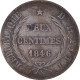 Monnaie, Haïti, 2 Centimes, 1846/AN 43, TTB, Cuivre, KM:26 - Haïti