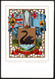 F0497 - Western Australia - Wappenkarte - Litho Kunstverlag Paul Kohl Chemnitz - Andere & Zonder Classificatie