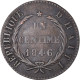 Monnaie, Haïti, Centime, 1846/AN 43, TB+, Cuivre, KM:24 - Haiti