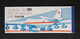 Billet D' Avion 1972 TAP Air Portugal Lisbonne Faro Talon Bagage Plane Ticket Lisbon Algarve - Europe