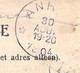 Cachet à étoile Anhée En 1904 Sur CPA Dinant - - Sternenstempel