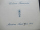 Frankreich / Argentinien Speisekarte Menu / Diner Offert A M. Le Ministre De France Mendoza 9.4.1916 Im Grand Hotel - Menu