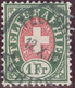 Schweiz Telegraphen-Marken Zu#17 Vollstempel 1885-10-12 Zürich Telegraph. - Telegraafzegels