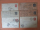 France - Lot De 49 Entiers Divers Semeuse, Mouchon, Sage, Pasteur, Paix, Tous Circulés, à étudier - Lots Et Collections : Entiers Et PAP