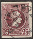 Grecia Regno 1889-95 Piccola Testa Di Mercurio -stampa Locale Grossolana - Unificato N.83-25 L. Lilla - Usati