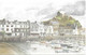 WATER COLOUR OF ILFRACOMBE, DEVON, ENGLAND. UNUSED POSTCARD   Jo4 - Ilfracombe