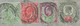 GB 1907, King EVII 1/2d, 1d, 1 1/2d And 2d (both Chalky Coated Paper) As Extremely Rare Four-color Mixed Franking - Covers & Documents