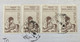 BANGLADESH 1985 ,ORAL DEHYDRATION,HEALTH,MEDICINE,MOTHER,CHILD 4 STAMPS ,COVER TO INDIA - Bangladesh